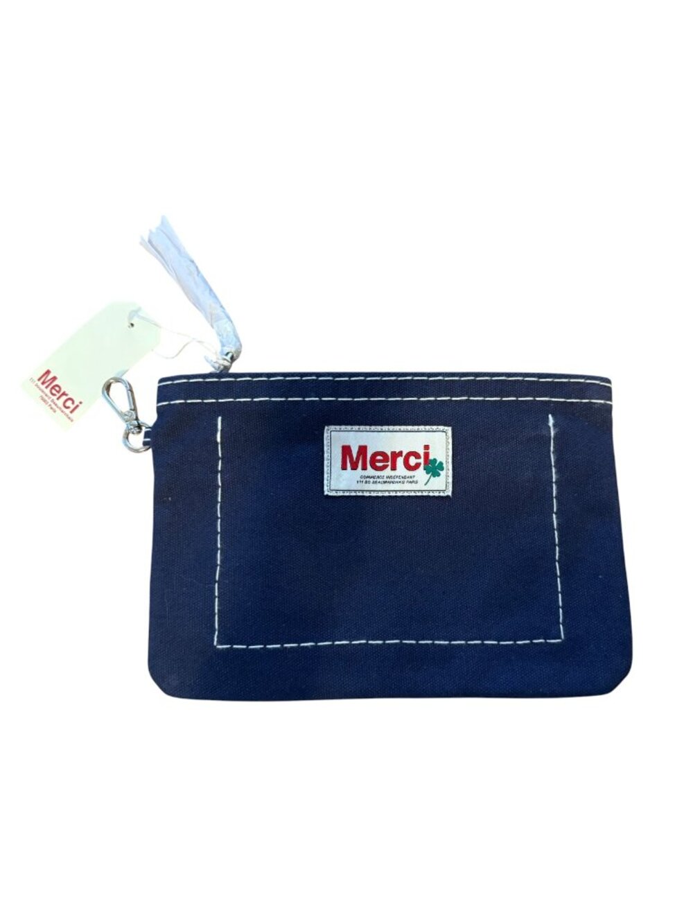 Merci Paris Pochette Candide Marine NWT